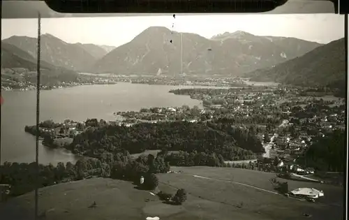 Tegernsee Fliegeraufnahme Kat. Tegernsee