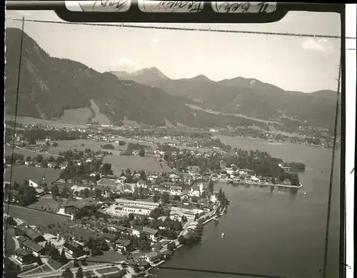 Tegernsee Fliegeraufnahme Kat. Tegernsee