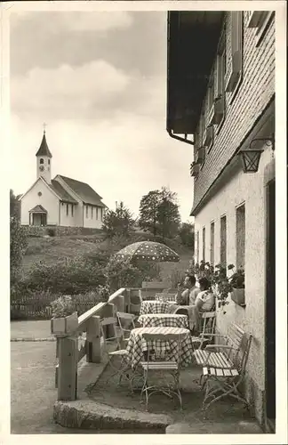 Haeusern Schwarzwald Gasthof Pension Zum Adler Kirche Kat. Haeusern