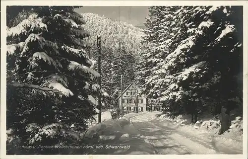 Seebach Ortenaukreis Gasthaus Pension Wolfsbrunnen Kat. Seebach