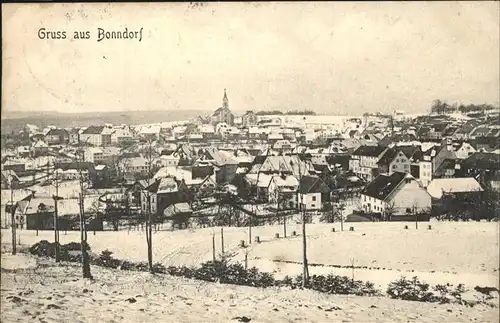 Bonndorf Schwarzwald Panorama Kat. Bonndorf