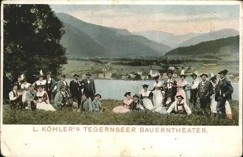 Tegernsee Tegernseer Bauentheater Ensemble Kat. Tegernsee