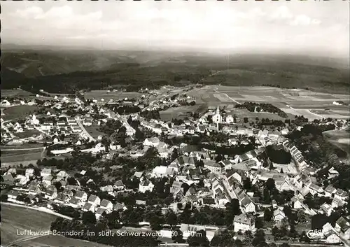 Bonndorf Schwarzwald Fliegeraufnahme Kat. Bonndorf