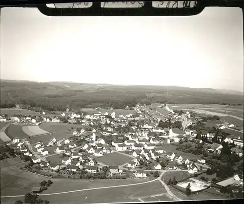 Bonndorf Schwarzwald Fliegeraufnahme Kat. Bonndorf