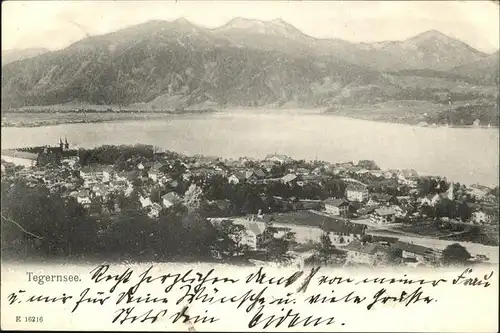 Tegernsee Panorama Kat. Tegernsee