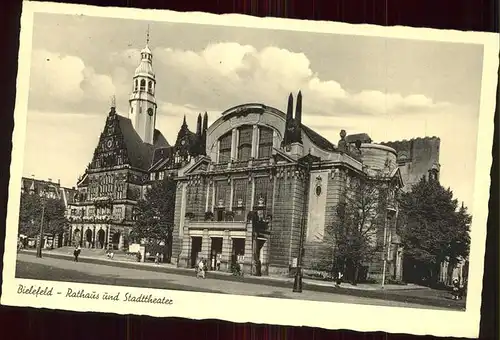 Theatergebaeude Bielefeld Rathaus Stadttheater Kat. Gebaeude