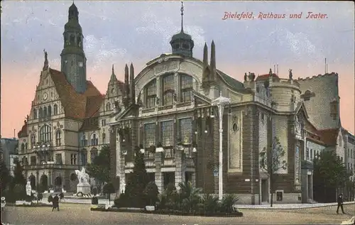 Theatergebaeude Bielefeld Rathaus Kat. Gebaeude