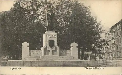 Bismarck Denkmal Spandau Kat. Persoenlichkeiten