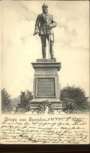 Denkmal Kaiser Friedrich Spandau / Denkmaeler /