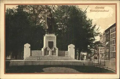 Bismarck Denkmal Spnadau Kat. Persoenlichkeiten