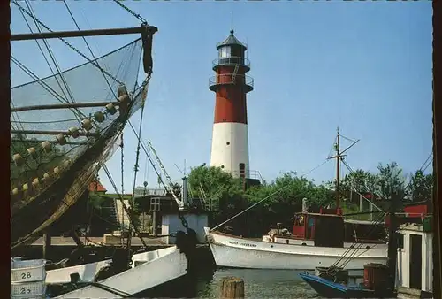 Leuchtturm Lighthouse Nordseeheilbad Buesum Hafen Kat. Gebaeude
