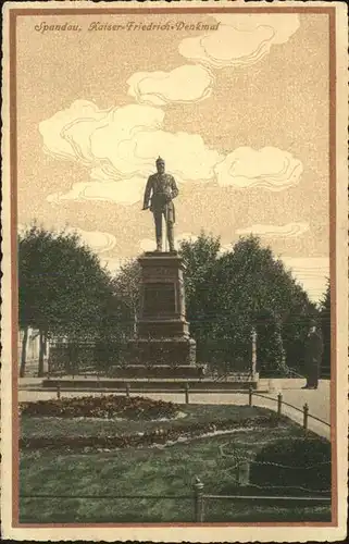 Denkmal Spandau Kaiser-Friedrich-Denkmal / Denkmaeler /