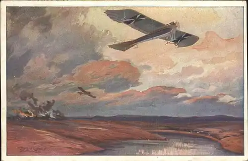 Schulze Hans Rudolf Kuenstlerkarte Segelflugzeuge Krieg Kat. Kuenstlerkarte