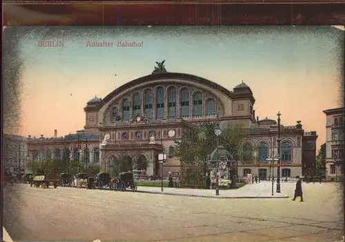 Bahnhof Anhalter Berlin Kat. Eisenbahn