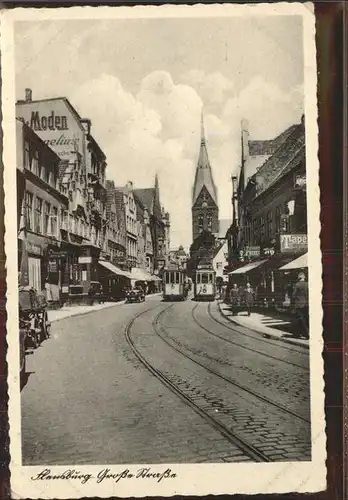 Strassenbahn Flensburg Grenzstadt Nordmark Kat. Strassenbahn