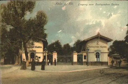 Zoo Zoologischer Garten Koeln a. Rh. Eingang Kat. Tiere