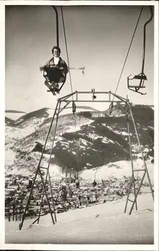 Sessellift Skifahren Winter Todtnau Kat. Bahnen