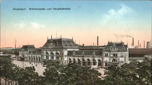 Bahnhof Duesseldorf Wilhelmsplatz Hauptbahnhof Kat. Eisenbahn