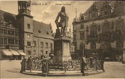 Haendel Georg Friedrich Denkmal Halle a. S. Kat. Musik