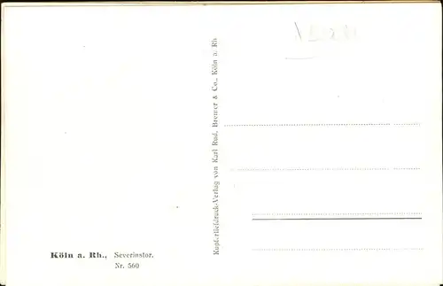 Denkmal Coeln a. Rh. Kaiser Friedrich Denkmal  / Denkmaeler /