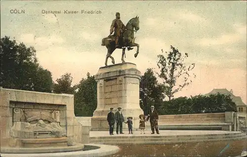 Denkmal Kaiser Friedrich Coeln / Denkmaeler /