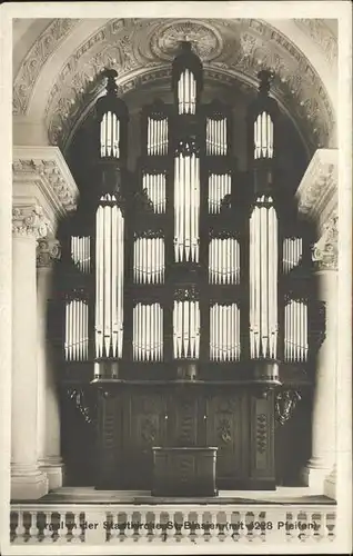 Kirchenorgel Stadtkirche Blasien  Kat. Musik