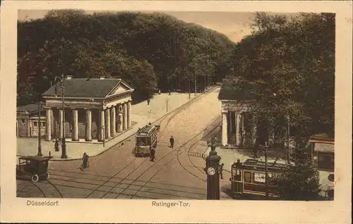 Strassenbahn Ratinger Tor Duesseldorf Kat. Strassenbahn