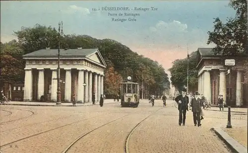 Strassenbahn Duesseldorf Ratinger Tor Kat. Strassenbahn