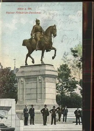 Friedrich der Grosse Koeln a. Rh. Kaiser Friedrich Denkmal Kat. Kaiser