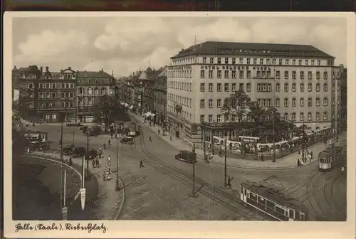 Strassenbahn Halle a. S. Platz Kat. Strassenbahn