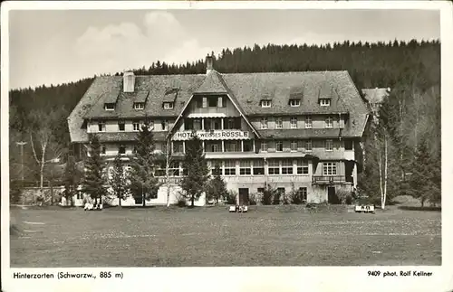 Schwarzwaldhaeuser Hinterzarten Kat. Gebaeude und Architektur