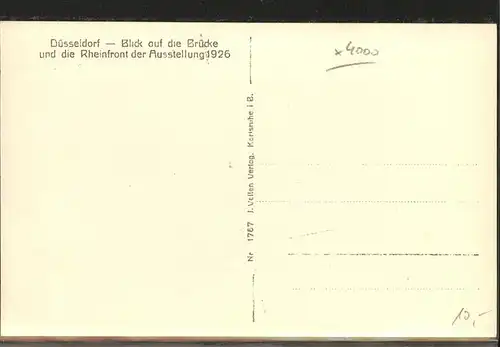 Dampfer Binnenschifffahrt Duesseldorf Rheinfront Ausstellung 1926 Kat. Schiffe