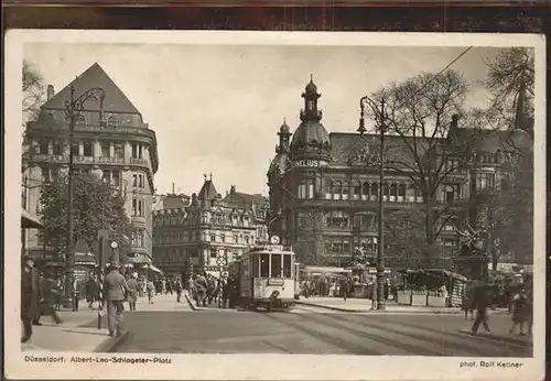 Strassenbahn Albert Leo Schlageter Platz Kat. Strassenbahn