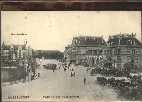 Bahnhof Hauptbahnhof Hauptpostamt Kat. Eisenbahn