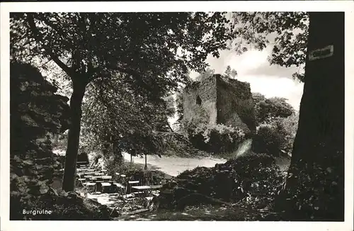 Boerninghausen Burgruine am Forsthaus Limberg Kat. Preussisch Oldendorf