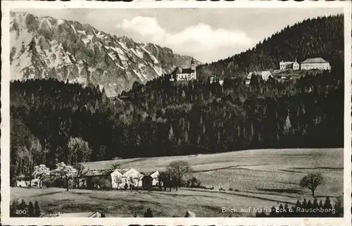 Ruhpolding Kloster Maria Eck Rauschberg Chiemgauer Alpen Kat. Ruhpolding