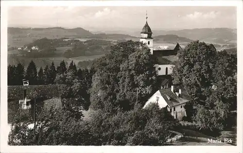 Maria Eck Panorama Kirche Kat. Siegsdorf