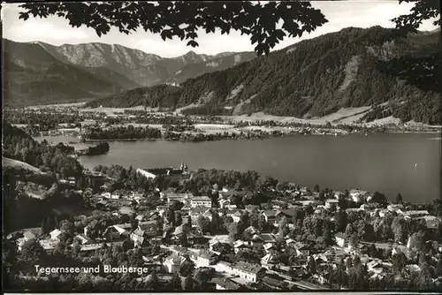 Tegernsee Panorama Blauberge Kat. Tegernsee