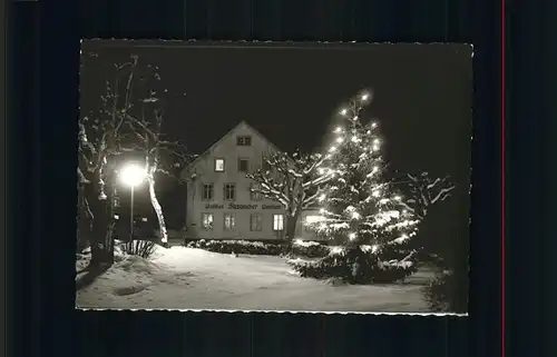 Friedenweiler Gasthof Steppacher Pension Christbaum Weihnachten Kat. Friedenweiler