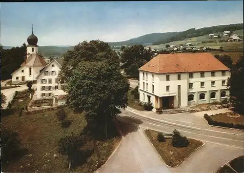 Kappel Lenzkirch Ortsstrasse DRK Muettererholungsheim Kirche Kat. Lenzkirch