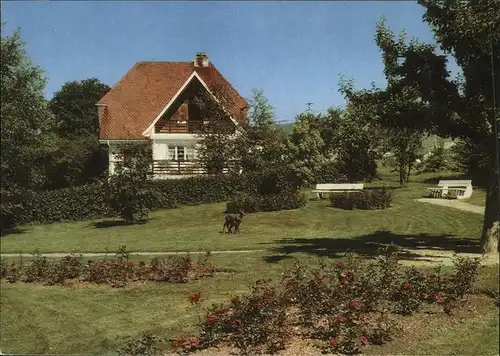 Kappel Lenzkirch Pension Fernblick Reh Kat. Lenzkirch