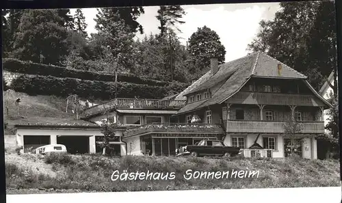 Friedenweiler Gaestehaus Sonnenheim Kat. Friedenweiler