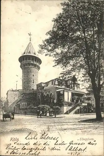 Koeln Rhein Ulrepforte Turm Kat. Koeln