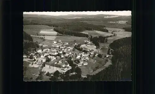 Friedenweiler Schloss Kinderheilstaette Hoehenluftkurort Fliegeraufnahme Kat. Friedenweiler