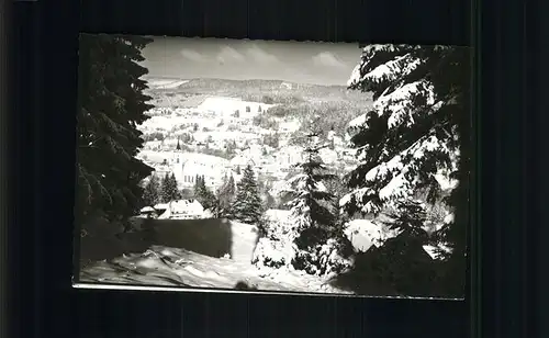 Lenzkirch Blick vom Wald Winterimpressionen Kat. Lenzkirch