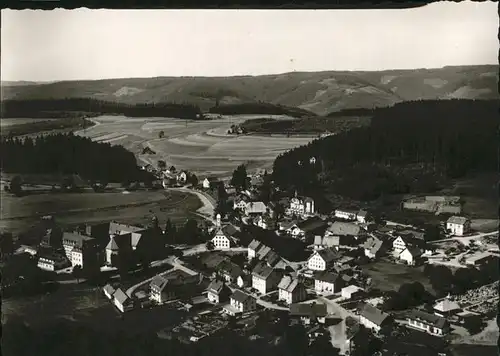 Friedenweiler Hoehenluftkurort Wintersportplatz Fliegeraufnahme Kat. Friedenweiler