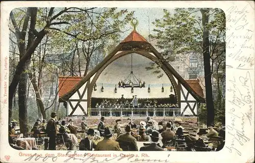 Koeln Rhein Stadtgarten Restaurant Konzert Pavillon Kat. Koeln