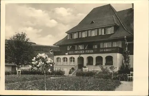 Lenzkirch Hotel Pension Hirschen Kat. Lenzkirch