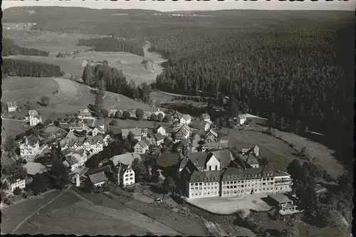 Friedenweiler Hoehenluftkurort Wintersportplatz Schloss Kinderheilstaette Fliegeraufnahme Kat. Friedenweiler