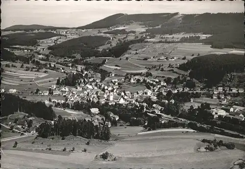 Lenzkirch heilklimatischer Kurort Fliegeraufnahme Kat. Lenzkirch